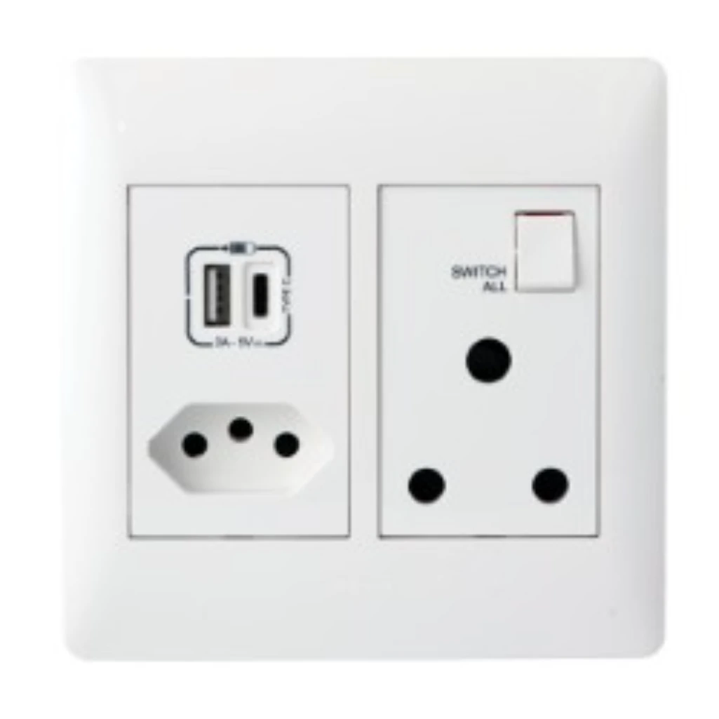YSALIS PRE-PACK MONO OLD RSA+NEW RSA+USB A&C 4X4 WHITE - PYMONU44WHT