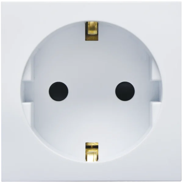 VETI3 SCHUKO SOCKET MODULE WITH EARTH WHT