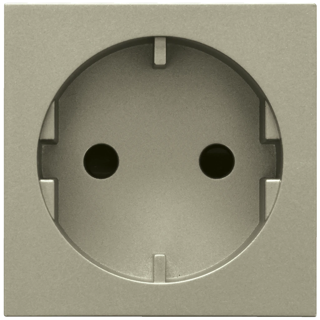 16A RSA SCHUKO SOCKET MODULE NO EARTH (2 MOD) TM
