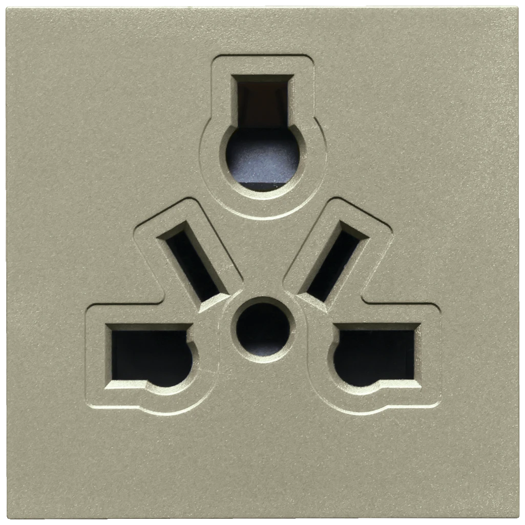 16A INTERNATIONAL SOCKET MODULE (2 MOD) TM