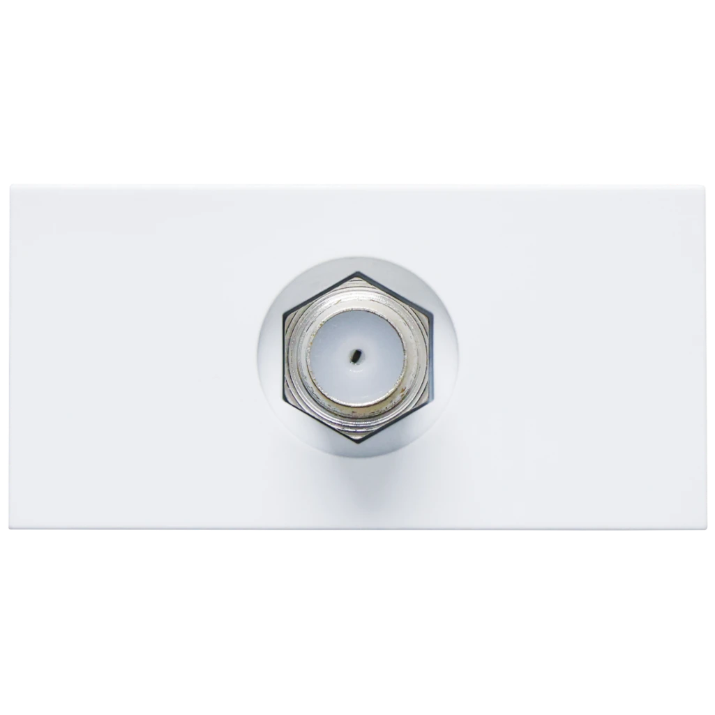 SAtellite Socket F-Type Module (1 Mod) WHT