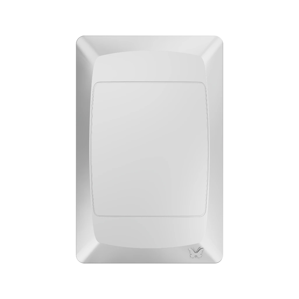 MES BLANK COVER PLATE 4X2 WHITE