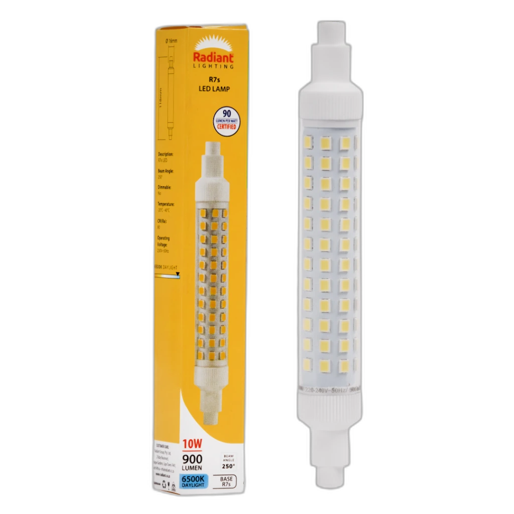 LED 10W R7S 118MM 6500K RD - RLL044