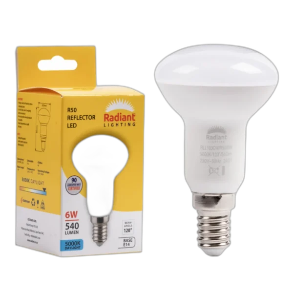 LED 6W E14 R50 REFLECTOR 5000K RD - RLL103CW