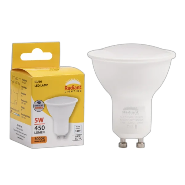 LED 5W GU10 FROSTED 3000K RD - RLL126