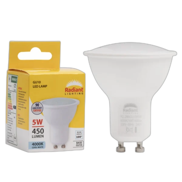 LED 5W GU10 FROSTED 4000K RD - RLL299