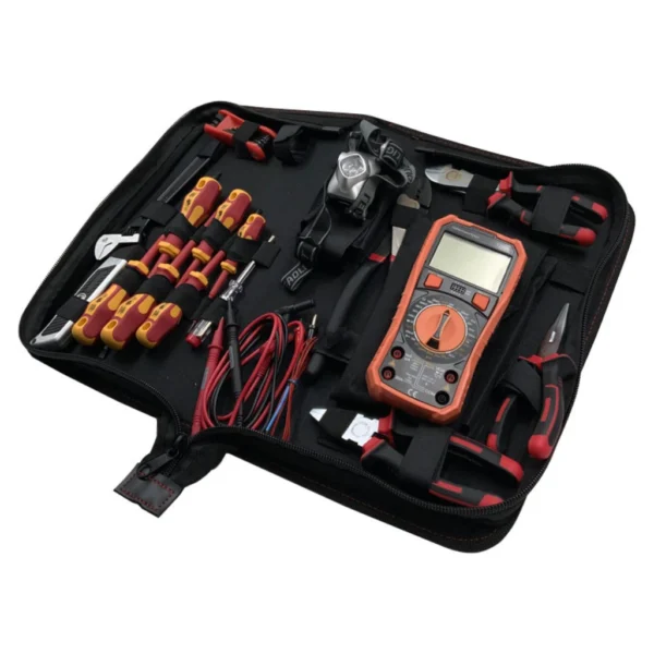 TOOLKIT 16PC + M/METER - HEL ELECKT