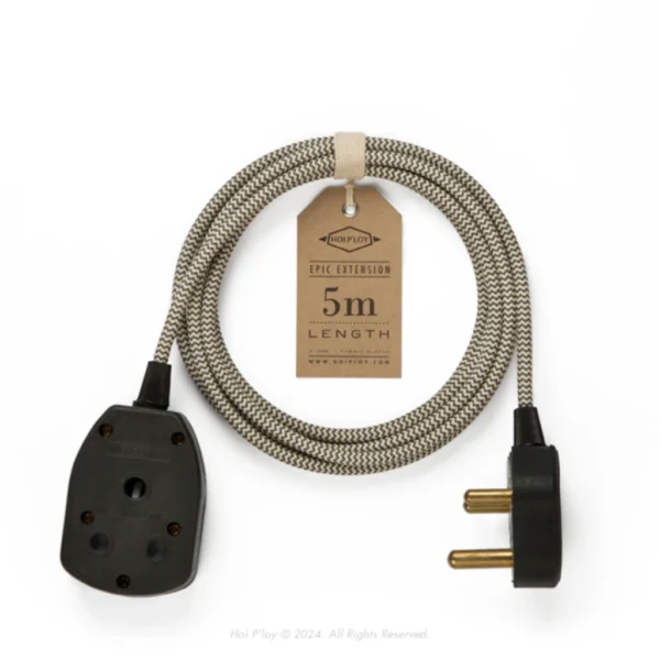 ZIGZAG EPIC EXT 5M GRAPHITE & IVORY - EE-ZZ-GI-5M