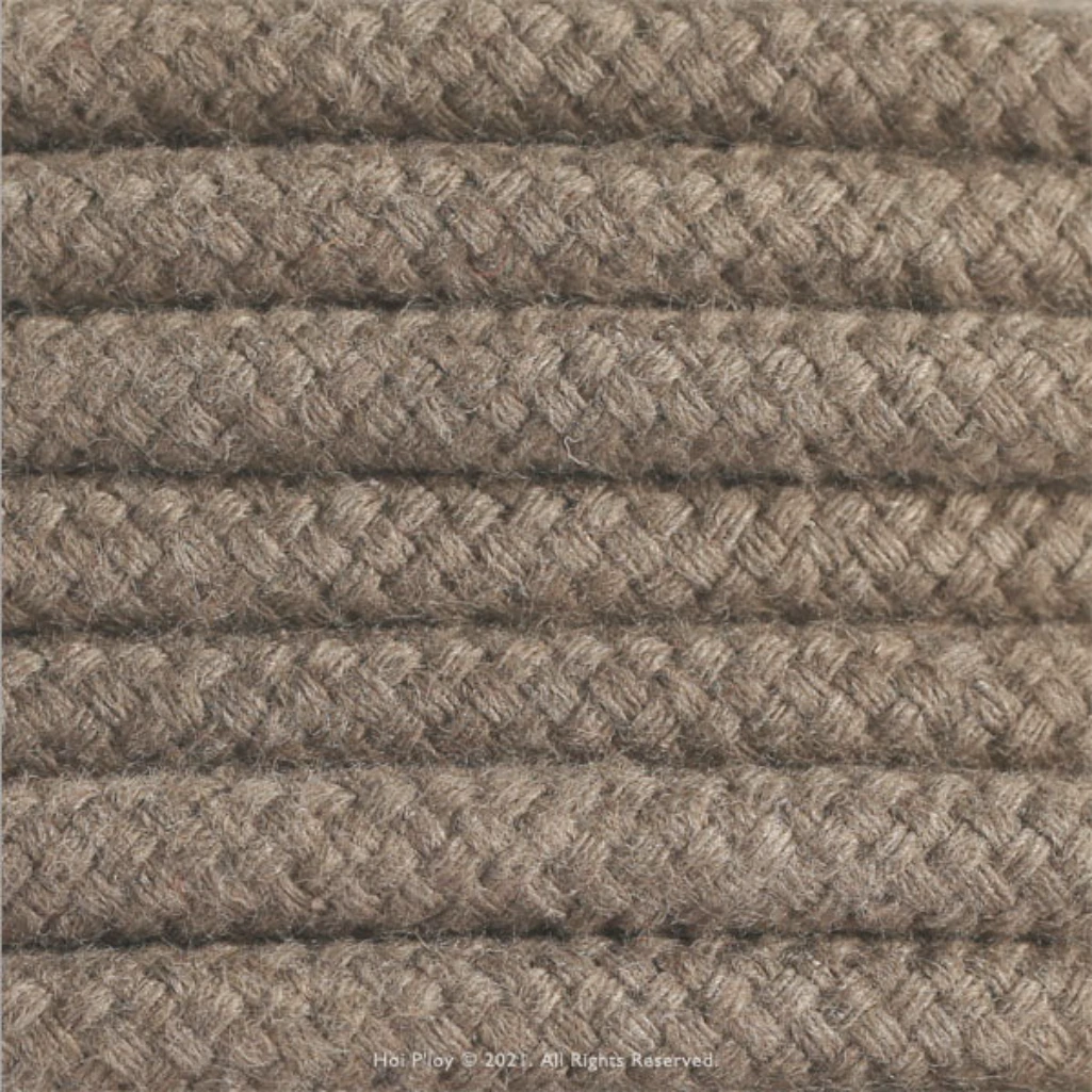 SOLID KOALA FABRIC CABLE 3CORE - FC-NA-SO-KO-3-C