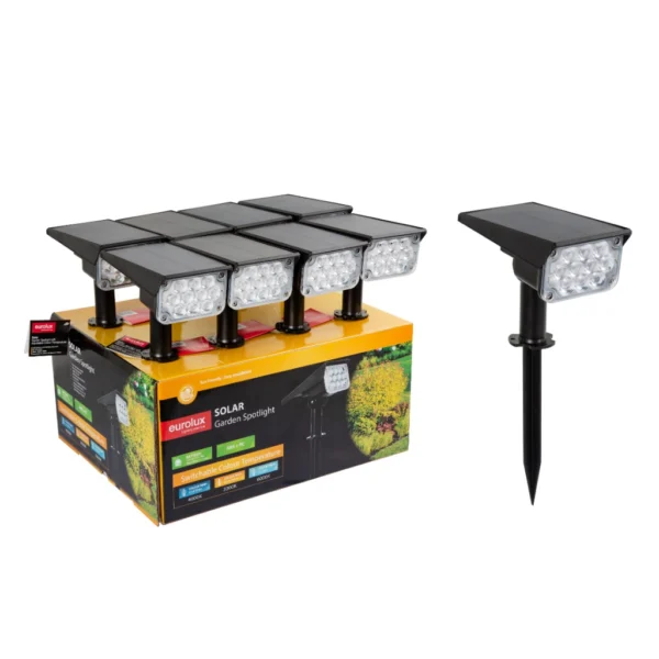 SOLAR SPOTLIGHT 4W ADJ COLOUR - H221CDW EUR