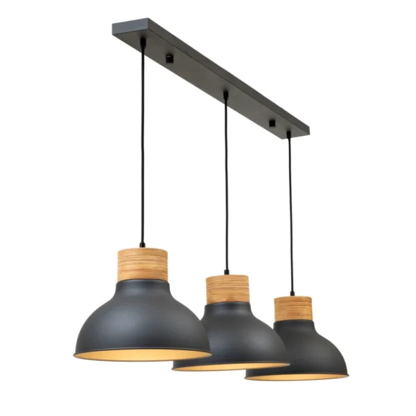PENDANT JETT BLACK 60W E27