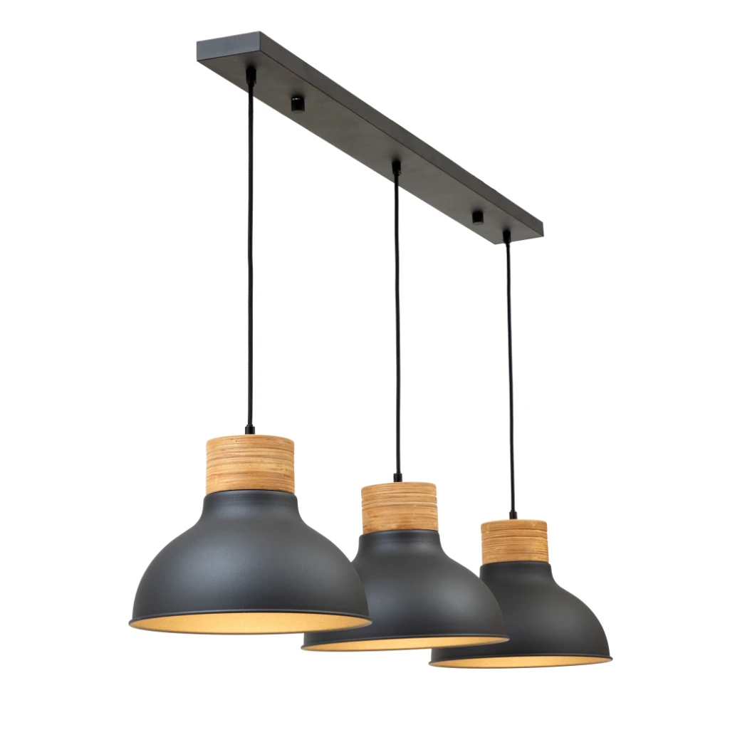 PENDANT JETT BLACK 60W E27
