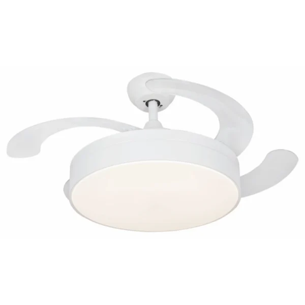 CEILING FAN 42'' 4 RETRACTABLE ABS BLADES - FCF055 WHITE BRI