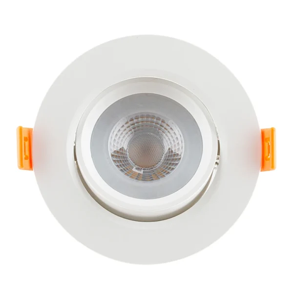 LED 5W D/LIGHT TILT ROUND WHITE 3000K - D147WW EUR
