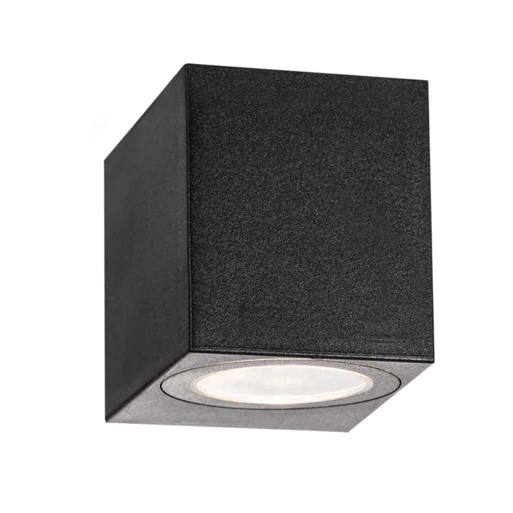 WALL LIGHT DOWN SQR MATT BLACK - L367 MATT BLACK BR