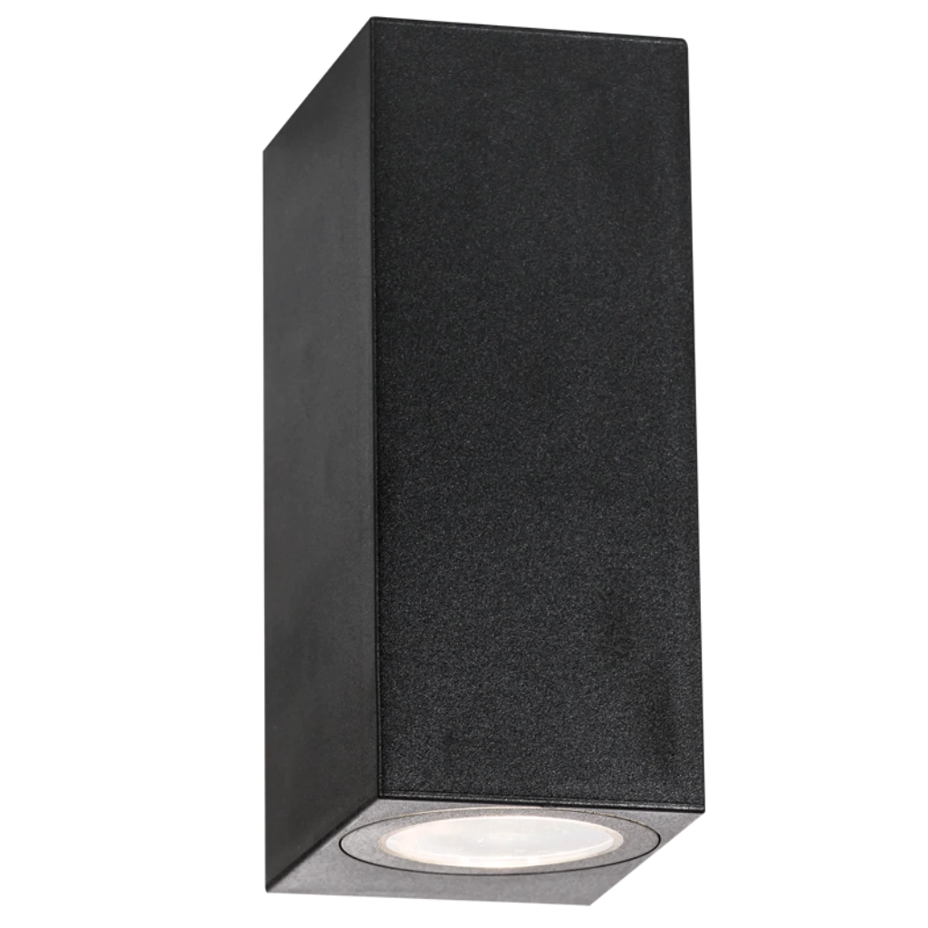WALL LIGHT UP AND DOWN SQR MATT BLACK - L368 MATT BLACK BR