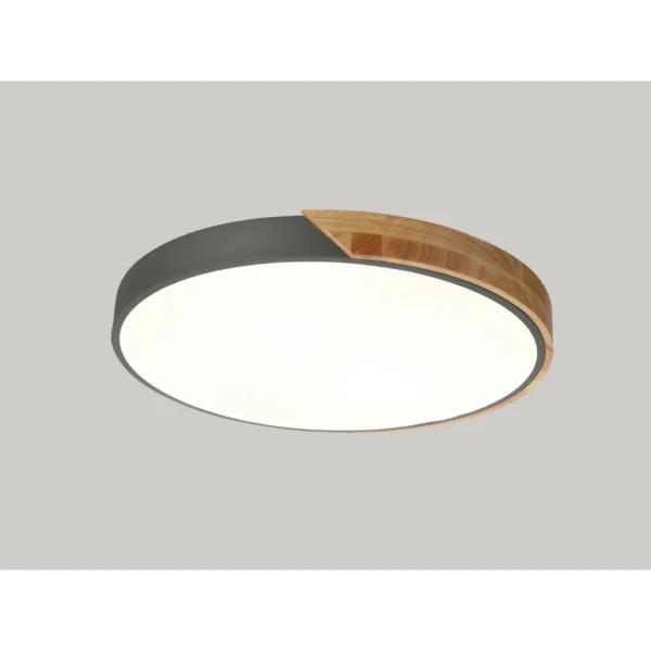 LED CEILING LIGHT 36W GREY AND WOOD CCT