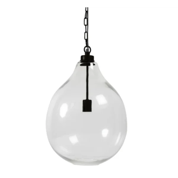 Glass Orb Pendant Med Midnight HER
