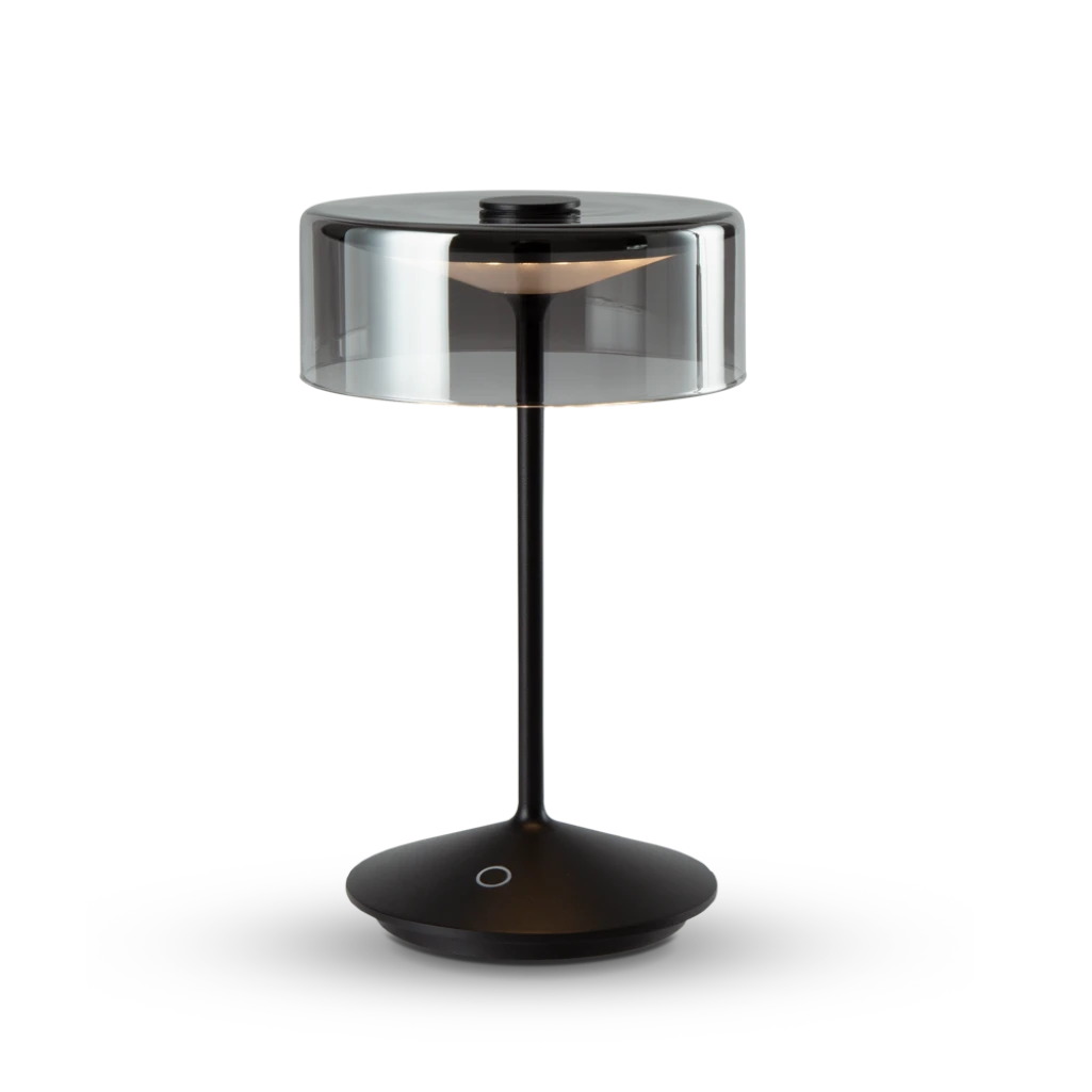 CRYSTAL RECHARGEABLE TABLE/L S.BLK 2.2W WW DIMM UB.332102