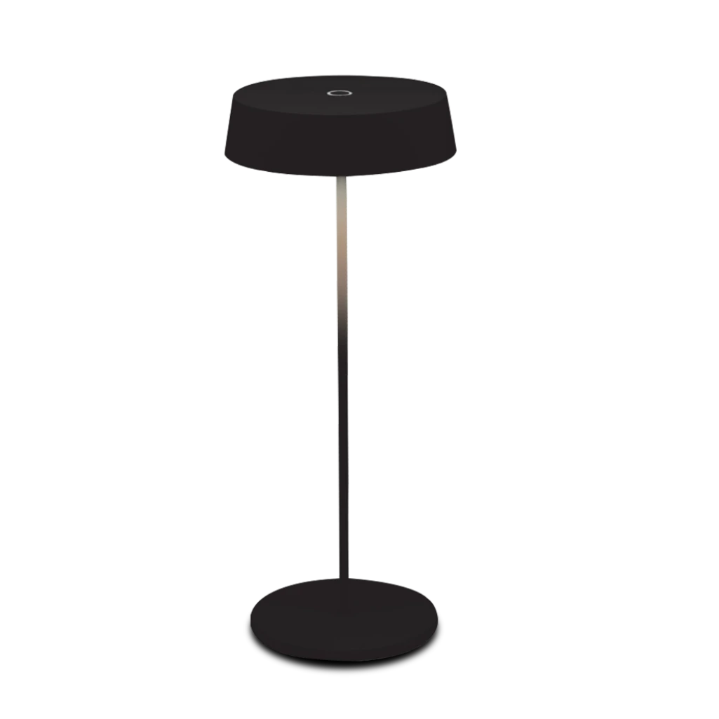 SLENDER RECHARGEABLE TABLE/L BLK 2.2W WW IP54 DIMM 255.2LM 4670.3030