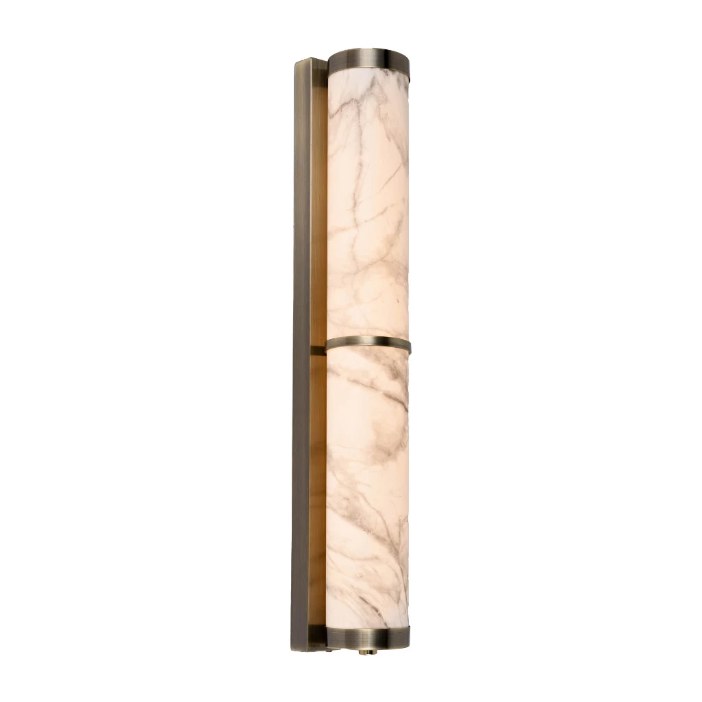 WALL LIGHT LED 12W 60X80X10.5 BRNZ+MILKY WHT GLS EBD0337 EAG