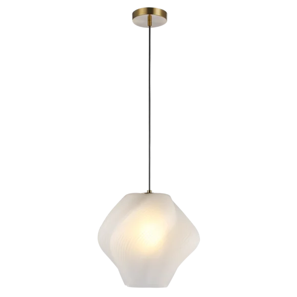 Gelato Glass Pendant-Ice 1xE27 Medium LW-KLCH-134IC/M KLI