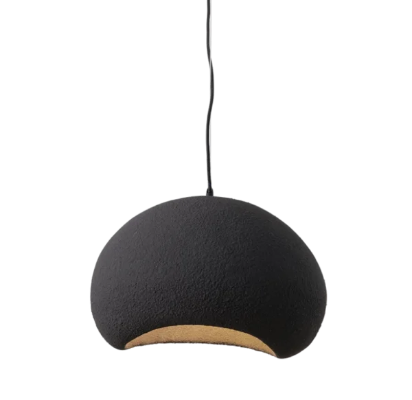 PENDANT CLOUD BLACK FIBRE GLASS 800MM 8678.800.30 SPA