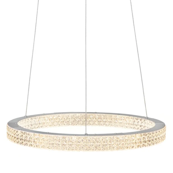 PND ARETHA 1LT CHROME LED 60CM TLW