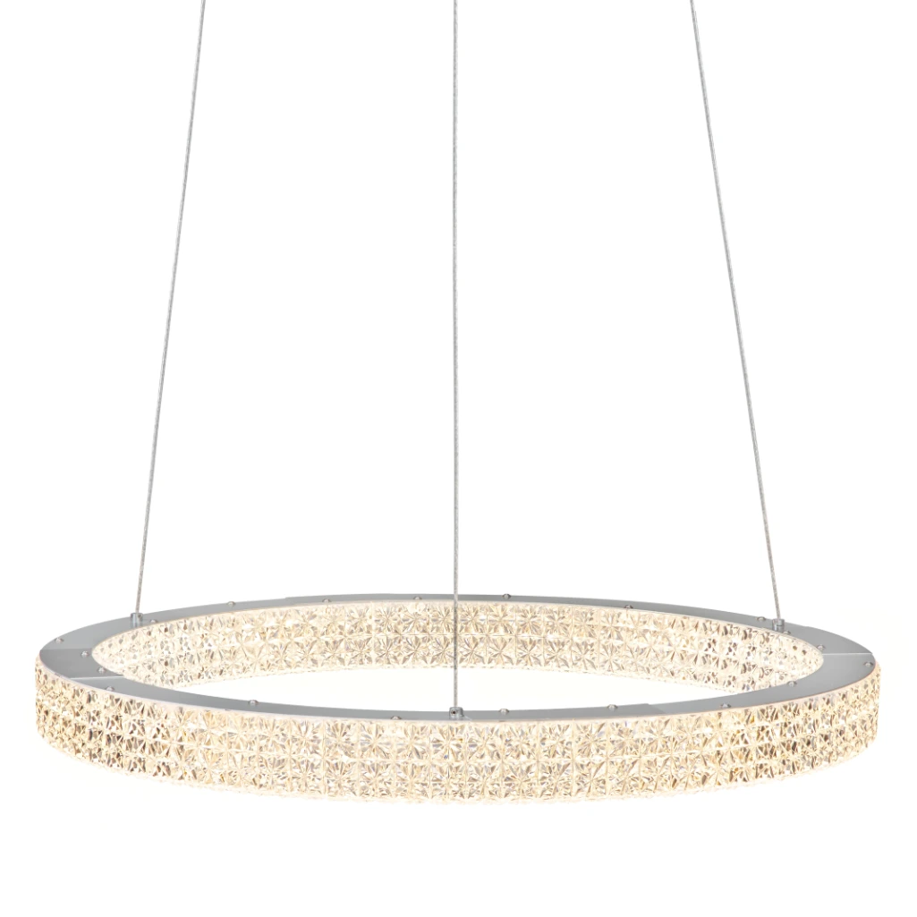 PND ARETHA 1LT CHROME LED 60CM TLW