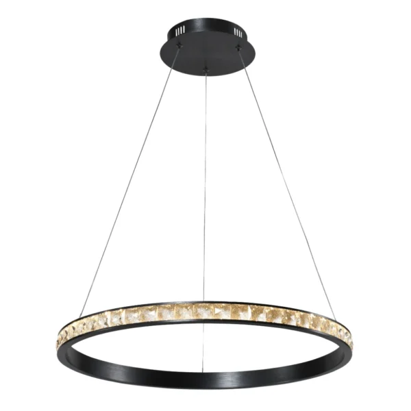 M PND KRISTAL SINGLE LARGE BLACK 36W LED TLW