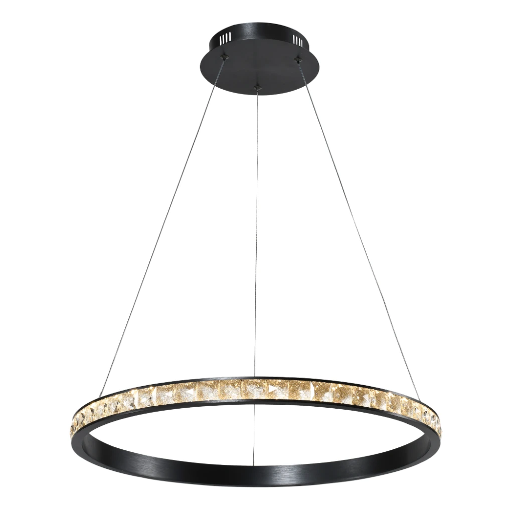 M PND KRISTAL SINGLE LARGE BLACK 36W LED TLW