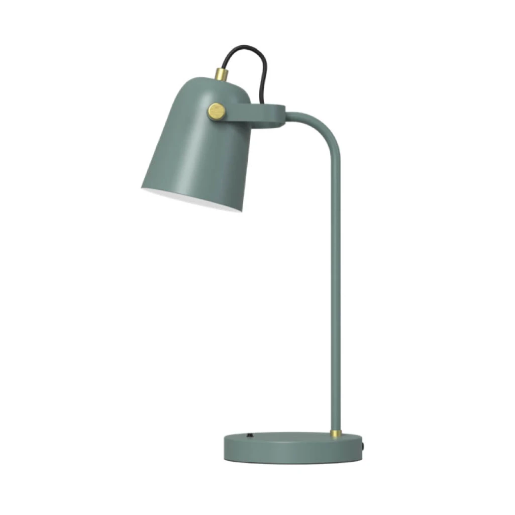 TABLE LAMP E27 220V ANT BRASS /MATT GREEN NAH2002/13 EAG