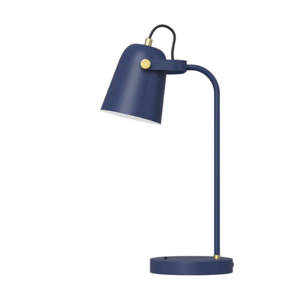 TABLE LAMP E27 220V ANT BRASS /MATT BLUE NAH2002/06 EAG