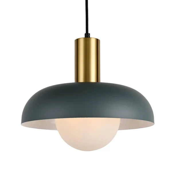 PEND FTTG E14 25W 220V-240V SANDY BLK+GOLD+OLIVE GREEN SHADE EBD7150/0
