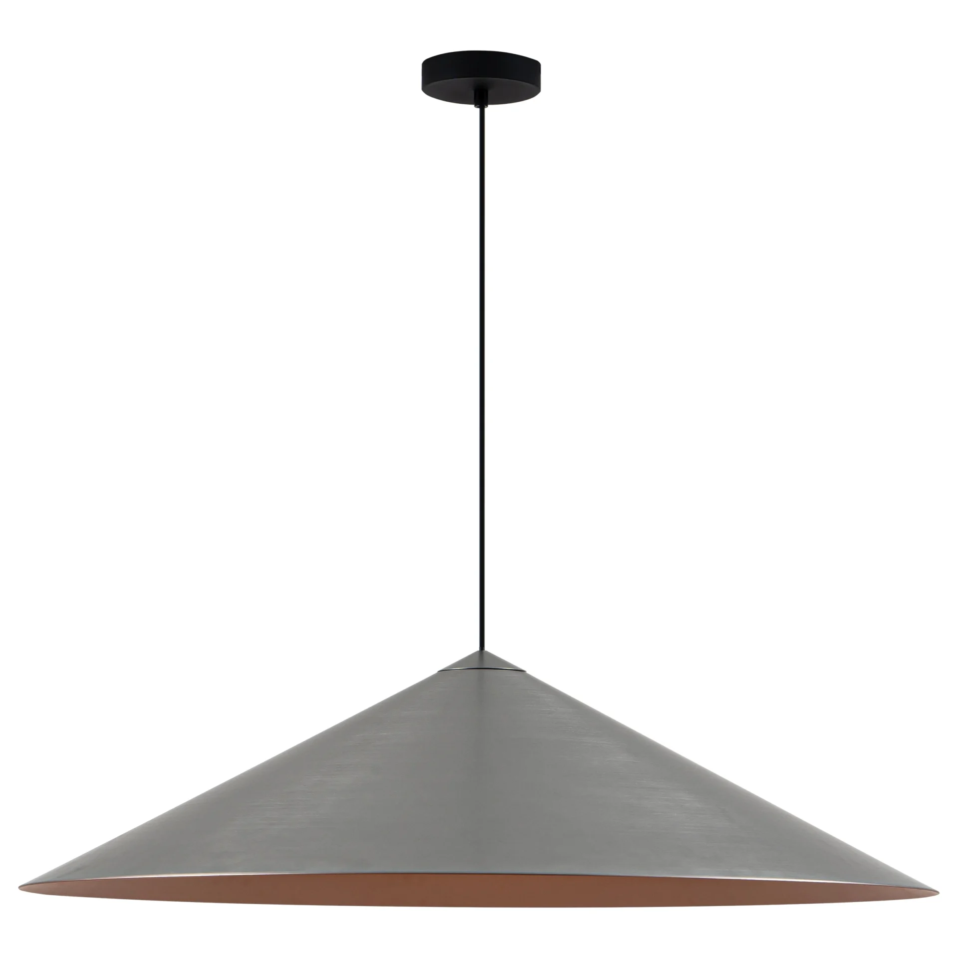 PENDANT BK/WASH ALUMINIUM (LED BULB) PEN976 BRI